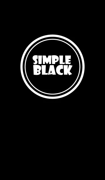 [LINE着せ替え] Simple Love black (jp)の画像1