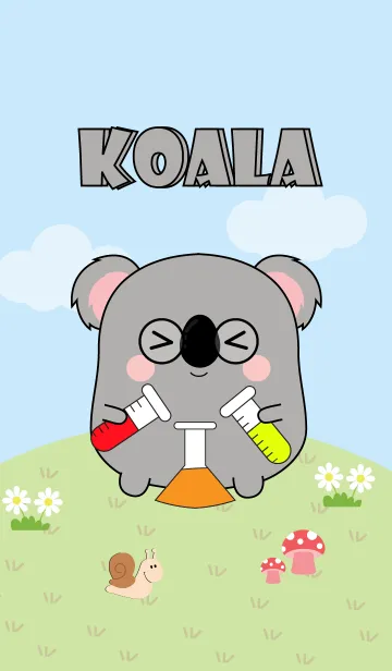[LINE着せ替え] Love Cute Fat Koala Theme (jp)の画像1