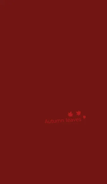 [LINE着せ替え] Simple autumn leavesの画像1