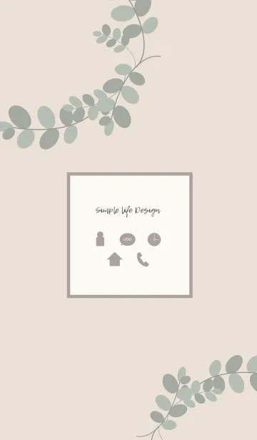 Simple life Design-銀葉ユーカリ-の着せ替えメイン画像