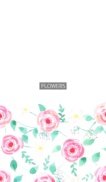 [LINE着せ替え] water color flowers_1116の画像1