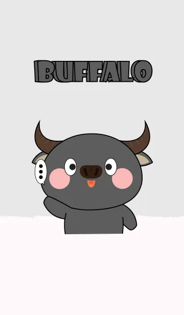 [LINE着せ替え] I Love Cute Buffalo (jp)の画像1