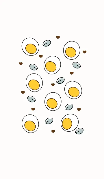 [LINE着せ替え] Cute boiled egg 5の画像1