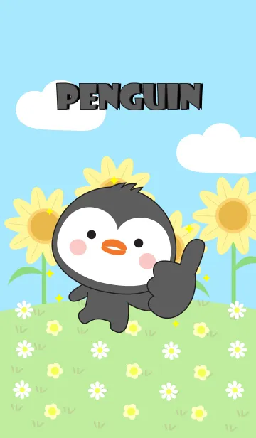 [LINE着せ替え] Happy Penguin Land Theme (jp)の画像1