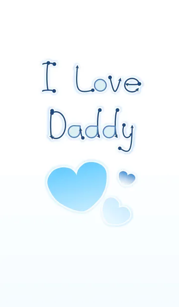 [LINE着せ替え] I Love Daddy！ (White Ver.4)の画像1