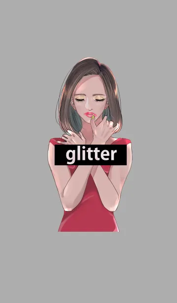 [LINE着せ替え] glitter #GIRLSの画像1