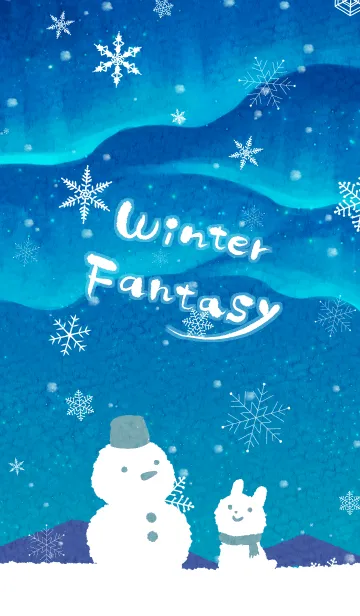 [LINE着せ替え] Winter Fantasy #絵本の画像1