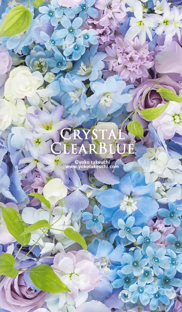[LINE着せ替え] Crystal Clear Blueの画像1