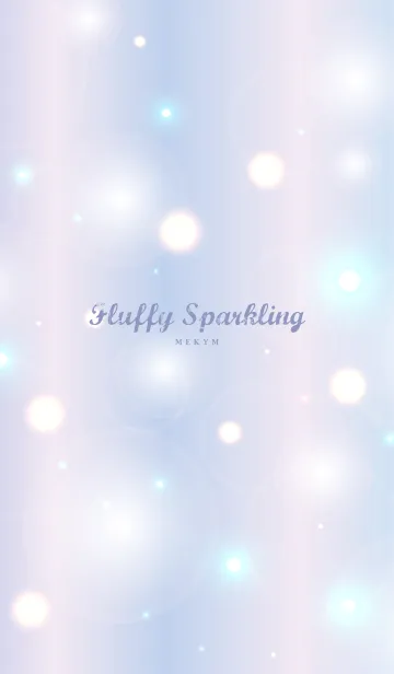 [LINE着せ替え] Fluffy Sparkling 2 -PURPLE-の画像1