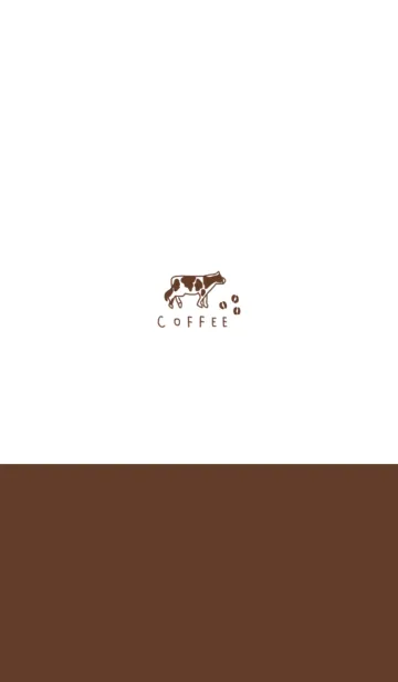 [LINE着せ替え] コーヒー牛乳と牛の画像1