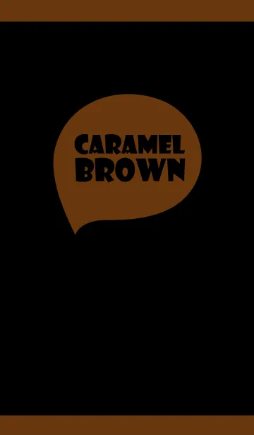 [LINE着せ替え] Black ＆ Caramel Brown (jp)の画像1
