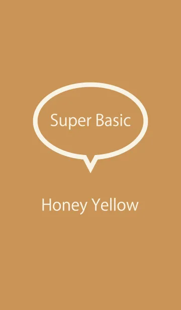 [LINE着せ替え] Super Basic Honey Yellowの画像1