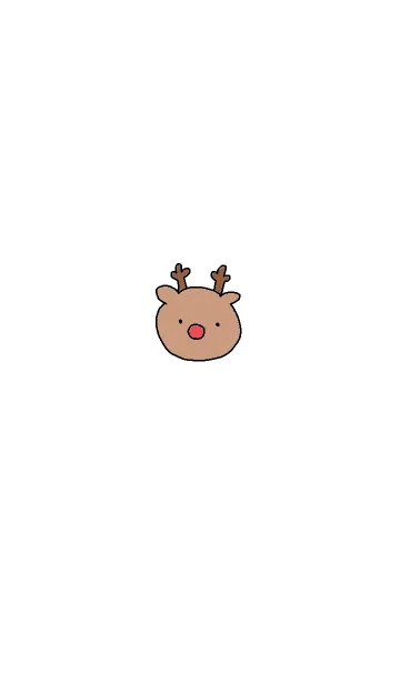 [LINE着せ替え] Happy reindeer themeの画像1