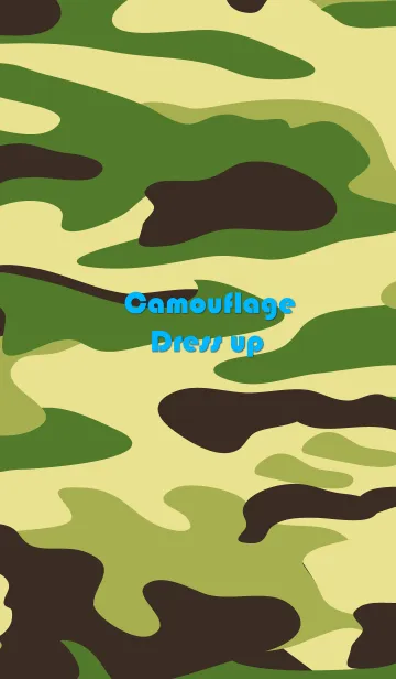 [LINE着せ替え] Camouflage Dress up 4.の画像1