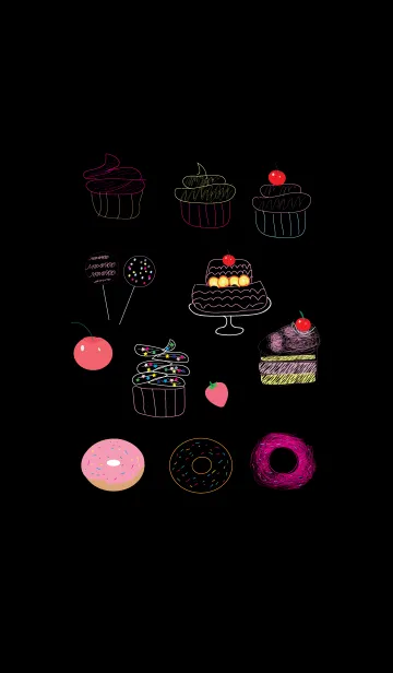 [LINE着せ替え] Appetizing sweets vの画像1