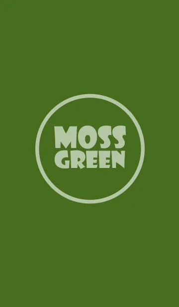 [LINE着せ替え] Love moss green Theme v.2 (jp)の画像1