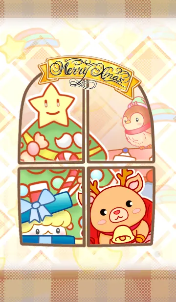 [LINE着せ替え] animal Merry Christmas festivalの画像1