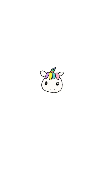 [LINE着せ替え] ハッピー ユニコーン きせかえの画像1