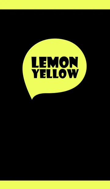 [LINE着せ替え] Black ＆ Lemon Yellow (jp)の画像1