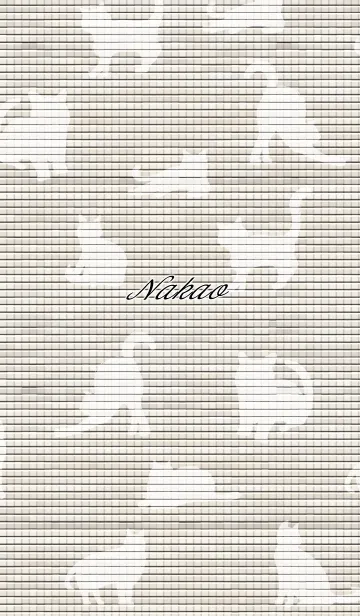 [LINE着せ替え] なかお用大人可愛い☆猫シルエットの画像1