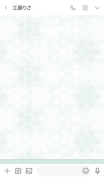 [LINE着せ替え] Winter/白19の画像3