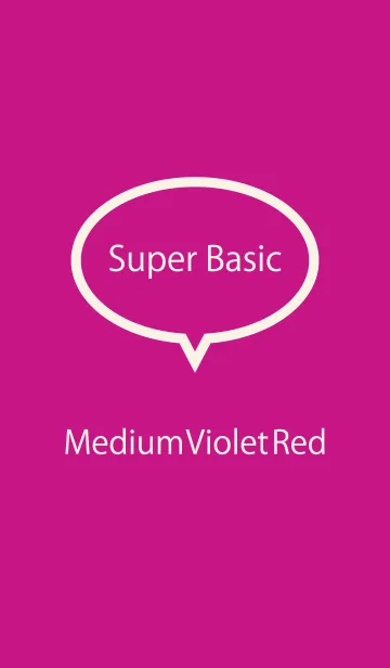 [LINE着せ替え] Super Basic Medium Violet Redの画像1