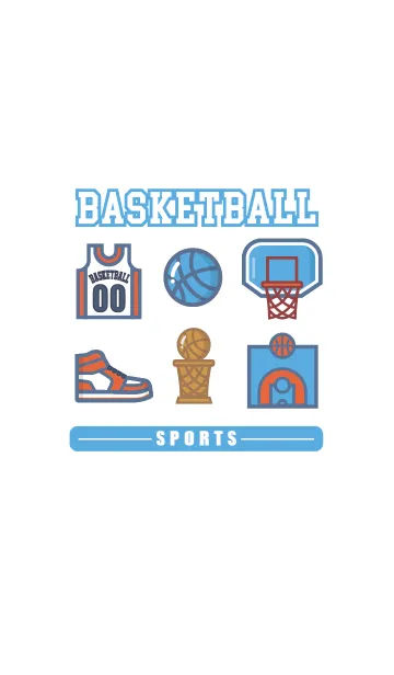 [LINE着せ替え] BASKETBALL #2 Jの画像1