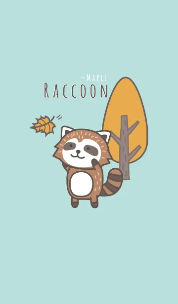 [LINE着せ替え] Maple Raccoon Jの画像1