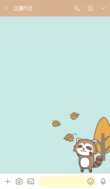 [LINE着せ替え] Maple Raccoon Jの画像3