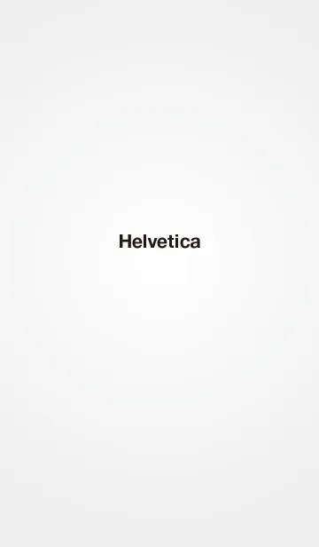 [LINE着せ替え] Helvetica / Whiteの画像1