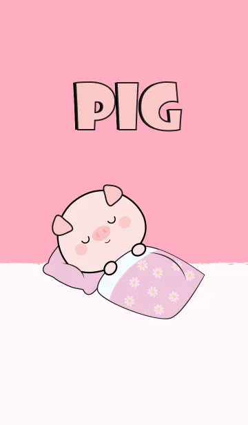 [LINE着せ替え] Kawaii Pig Theme (jp)の画像1