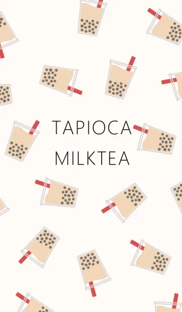 [LINE着せ替え] TAPIOCA -MILKTEA-の画像1