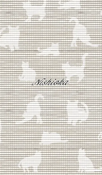 [LINE着せ替え] にしおか用大人可愛い☆猫シルエットの画像1