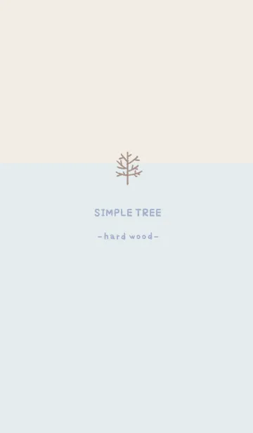 [LINE着せ替え] SIMPLE TREE -冬の広葉樹-の画像1