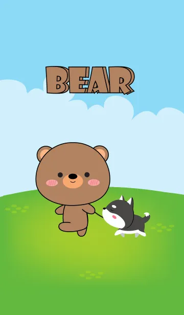 [LINE着せ替え] Love Kawaii Bear Theme (jp)の画像1