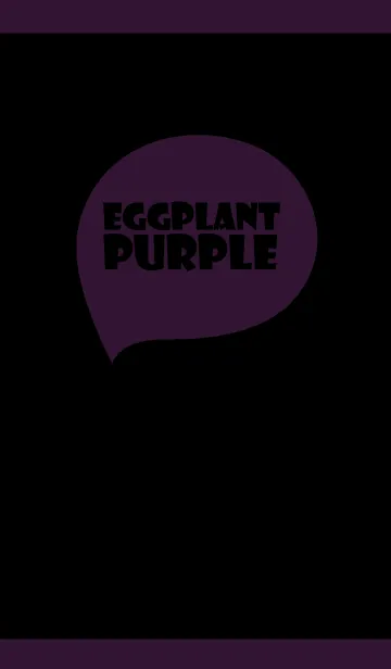 [LINE着せ替え] Black ＆ eggplant purple (jp)の画像1