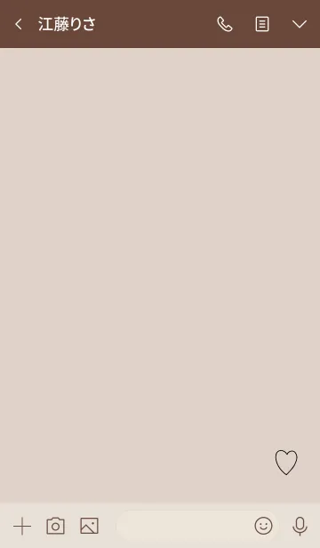 [LINE着せ替え] ベージュとボルドー : ゆるゆるアイコンの画像3