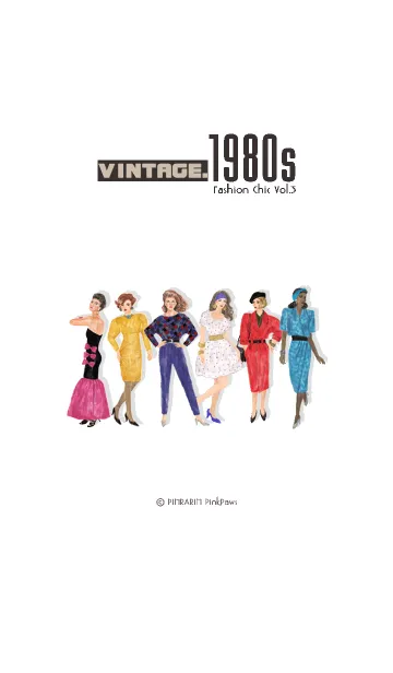 [LINE着せ替え] Vintage 1980s : Fashion Chic Vol.3の画像1