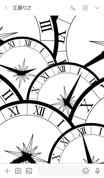 [LINE着せ替え] 時を刻む -Ticking time-の画像3