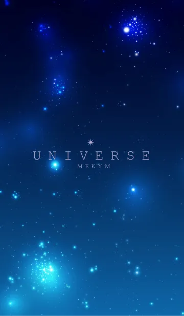 [LINE着せ替え] universe blue 20 -MEKYM-の画像1