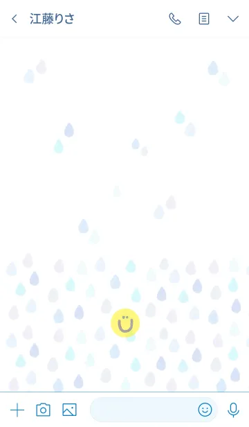 [LINE着せ替え] 雫-スマイル12-の画像3