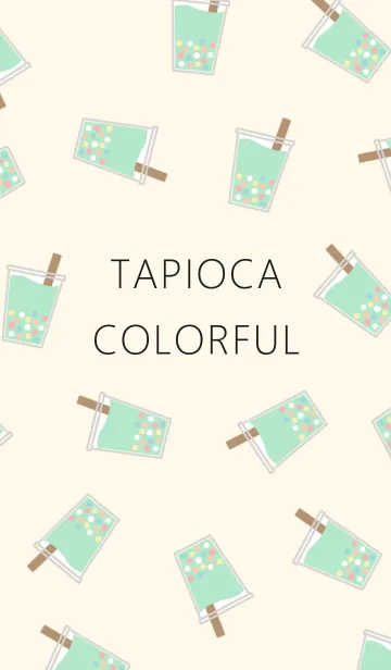 [LINE着せ替え] TAPIOCA -COLORFUL-の画像1