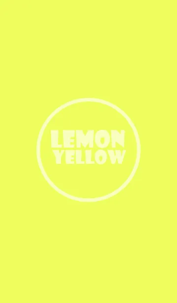 [LINE着せ替え] Love lemon yellow Theme v.2 (jp)の画像1