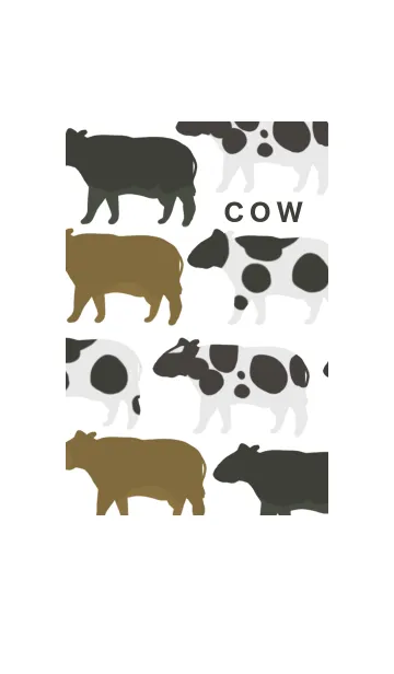 [LINE着せ替え] 牛さんの画像1