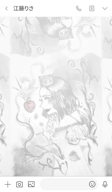 [LINE着せ替え] Little devil Snow White #絵本 -白雪姫-の画像3