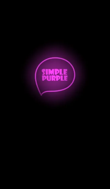 [LINE着せ替え] Purple Neon Theme (jp)の画像1