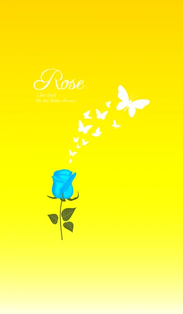 [LINE着せ替え] Rose Blue verの画像1