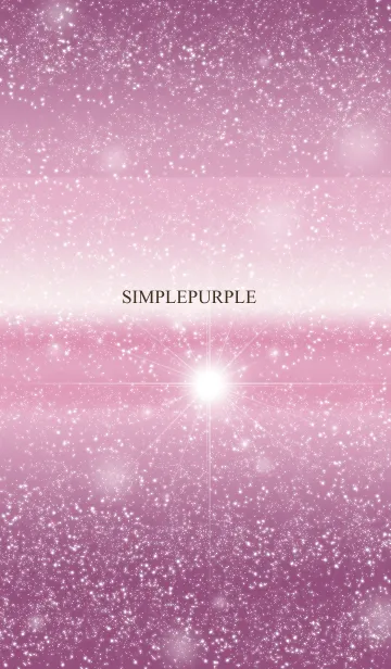 [LINE着せ替え] キラキラパープルの画像1