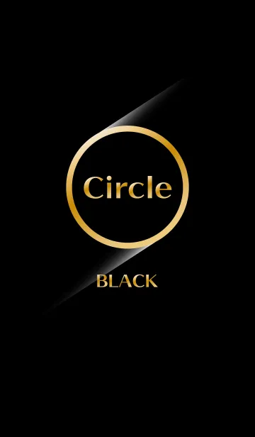 [LINE着せ替え] Circle -Black-の画像1