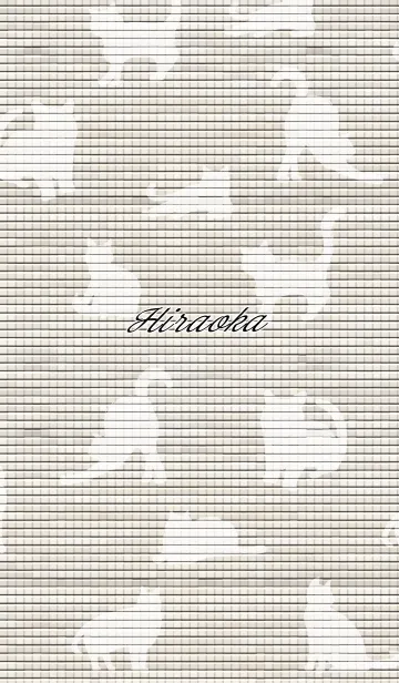 [LINE着せ替え] ひらおか用大人可愛い☆猫シルエットの画像1